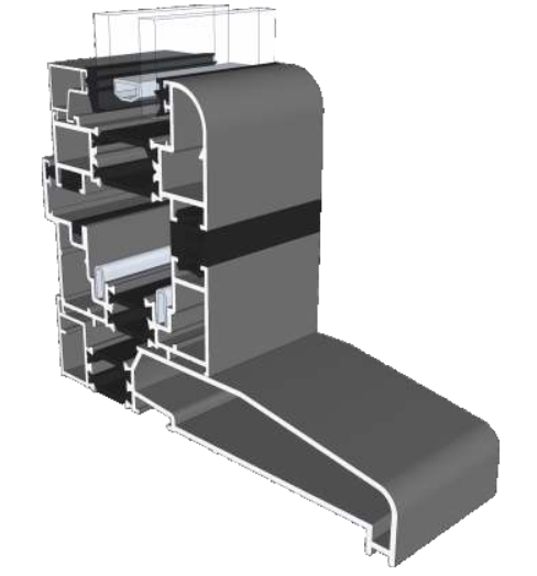 Slimline Plus 150mm Sill and 76mm Frame